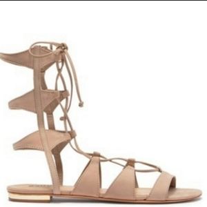 Schutz Elaine Nubuck Gladiator sandals